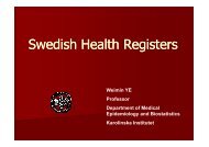 Swedish Health Registers