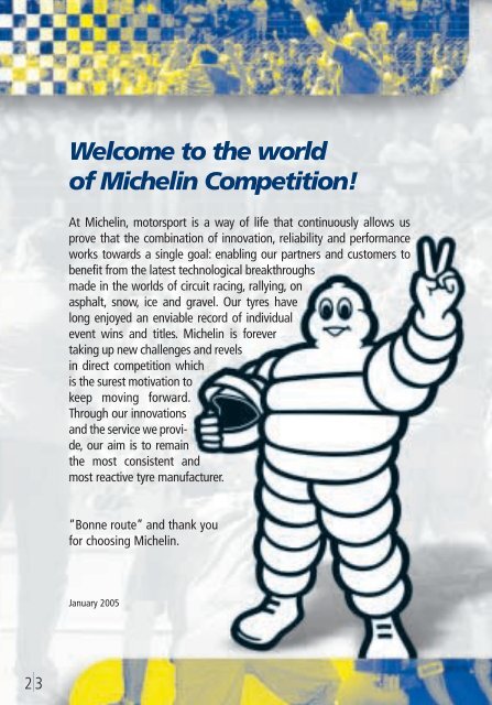 Michelin Competition tyres - Banden Roelants