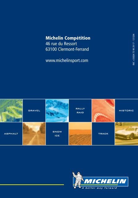 Michelin Competition tyres - Banden Roelants