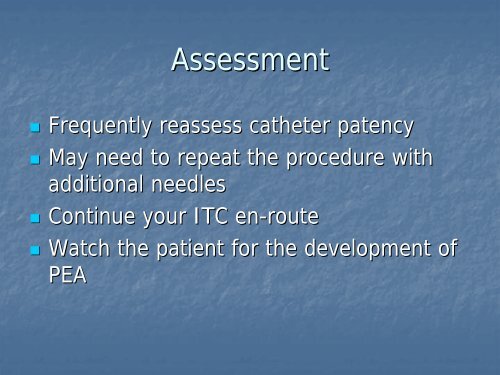 Needle Thoracostomy (Pleural Decompression)