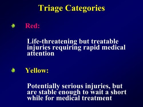 Military vs Civilian Triage