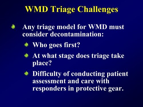 Military vs Civilian Triage