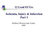 12 Lead ECGs Ischemia Injury & Infarction Part 3