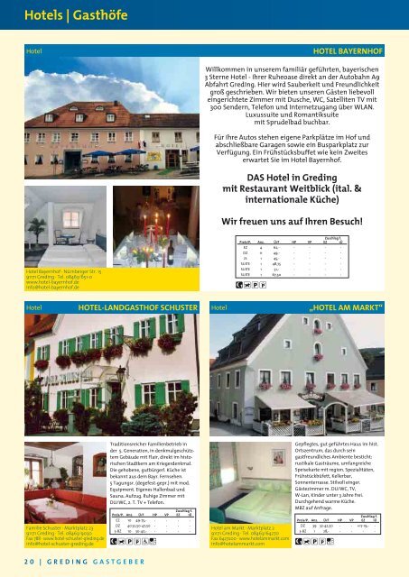 Ihr Urlaubsmagazin 2012 - Stadt Greding