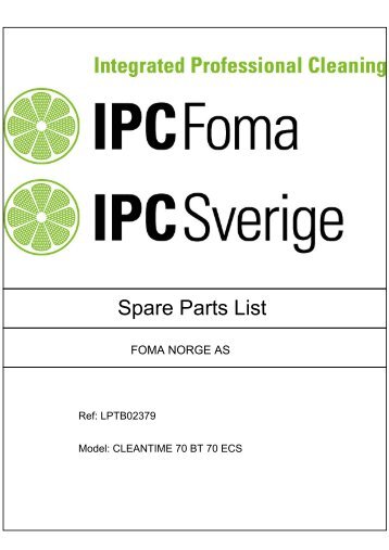 Spare Parts List