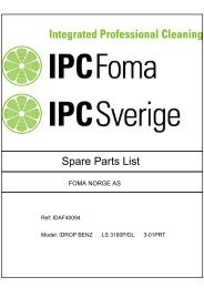 Spare Parts List