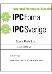 Spare Parts List