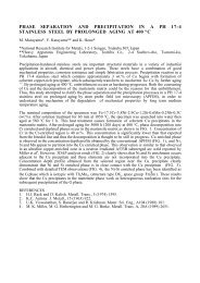 phase separation and precipitation in a ph 17-4 stainless steel by ...