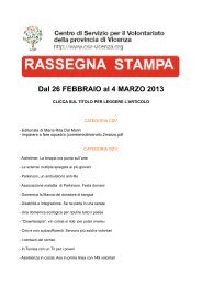 Dal 26 FEBBRAIO al 4 MARZO 2013