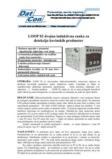 LOOP 02 dvojna induktivna zanka za detekcijo kovinskih predmetov