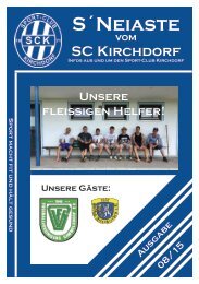 S'Neiaste vom SCK 08/2015