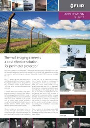Thermal imaging cameras a cost effective solution for perimeter protection