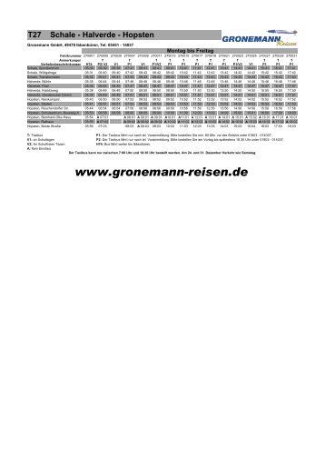 Schale - Halverde - Hopsten - Veelker