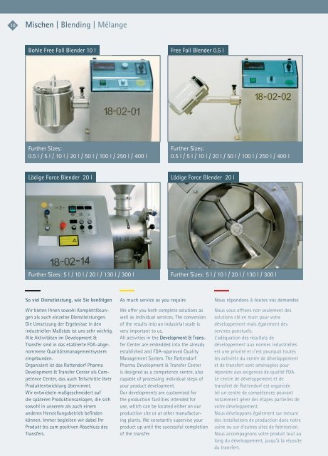 Granulation - Rottendorf Pharma GmbH