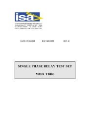 SINGLE PHASE RELAY TEST SET MOD T1000