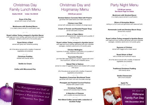 Pitfirrane Christmas Brochure 2012.pdf - The Pitfirrane Hotel