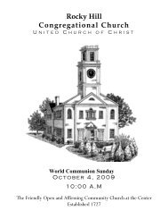 Rocky Hill Congregational Church