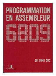 Bui Minh Duc - Programmation en assembleur 6809