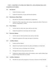 CHAPTER 21: WATER, ELECTROLYTE, AND ACID-BASE BALANCE