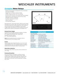 WESCHLER INSTRUMENTS