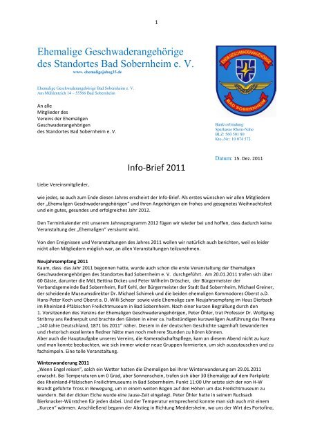 Info-Brief 2011 - die Ehemaligen vom JaboG 35