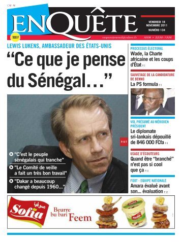 “Ce que je pense du Sénégal…”