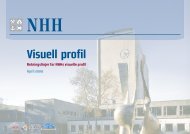 Last ned fullstendig utgave av profilmanualen - Paraplyen - NHH