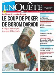 LE COUP DE POKER DE BOROM DARADJI