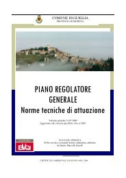 PIANO REGOLATORE GENERALE Norme tecniche di attuazione