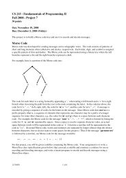 CS 210 Programming Project 2