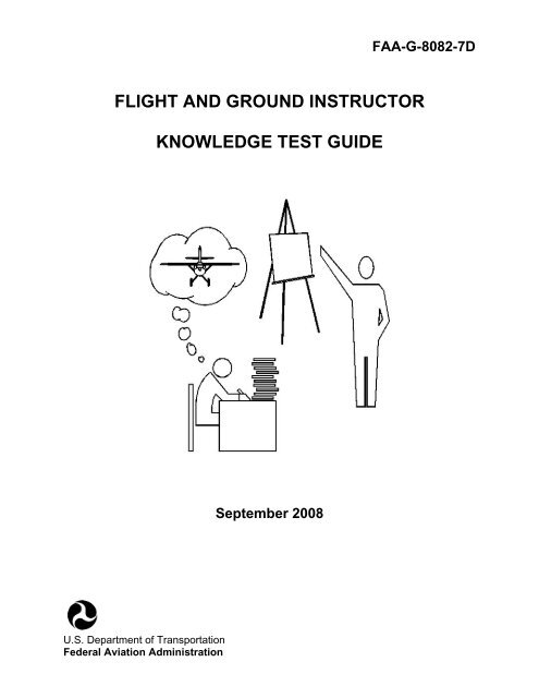 FLIGHT AND GROUND INSTRUCTOR KNOWLEDGE TEST GUIDE