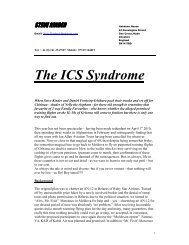 The ICS Syndrome