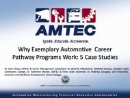 Why Exemplary Automotive Career Pathway Programs Work 5 Case Studies