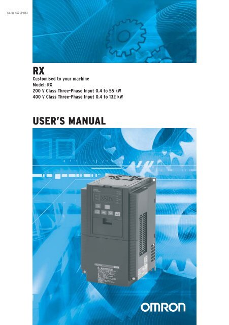 RX USER'S MANUAL