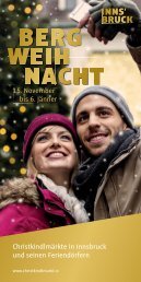 Bergweihnacht Innsbruck Programm 2015