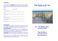 Yoga Woche an der See - Haus am Meer