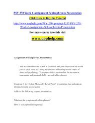 PSY 270 Week 6 Assignment Schizophrenia Presentation.pdf