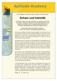 Scham und Intimität - Haus am Meer