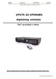 UPUTE ZA UPORABU digitalnog snimača