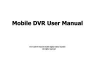 Mobile DVR User Manual