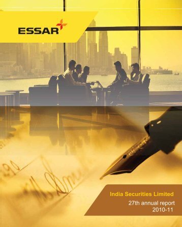 India Securities Limited - Essar Group