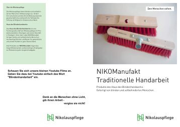 Blindenwerkstatt Esslingen nikolauspflege-Katalog