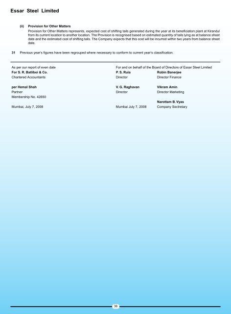 CONTENTS Proxy Form 65