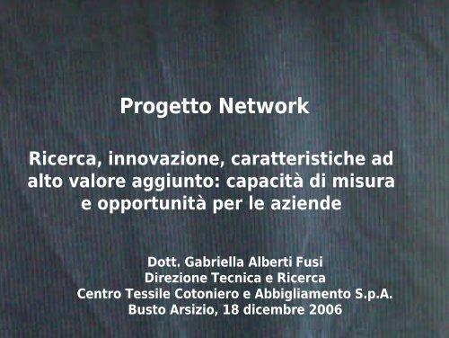 Gabriella Fusi Network 18-12-06 b.pdf - Centrocot SpA