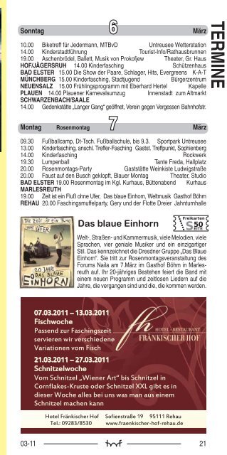 EITE - Hof Programm