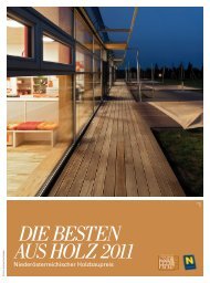 Die besten aus holz 2011 - Niederösterreichischer Holzbaupreis