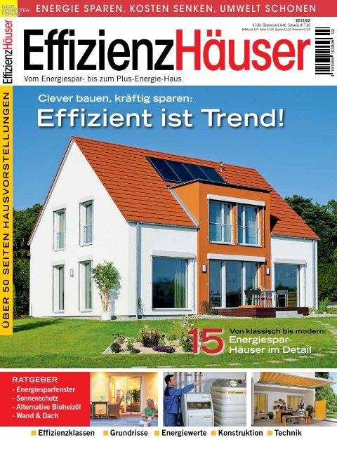 Clever bauen, kräftig sparen: effizient ist trend! - Held Haus