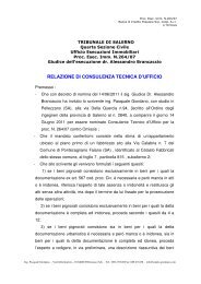 RELAZIONE DI CONSULENZA TECNICA D’UFFICIO