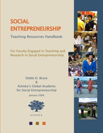 Social Entrepreneurship Handbook - Berea College