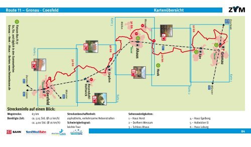 Route 11 – Gronau · Coesfeld Kartenübersicht Streckeninfo auf - ZVM